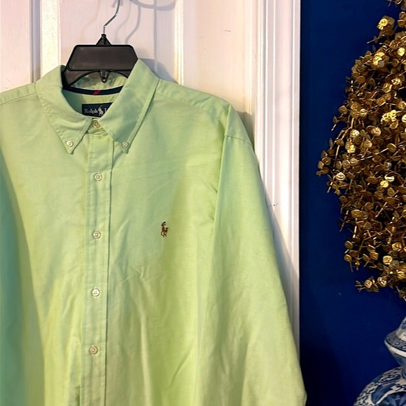 Men’s Ralph Lauren Classic Fit 100% Cotton Long Sleeve Oxford Button Down Shirt - Picture 4 of 6